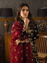 Asim Jofa - Embroidered Velvet 3piece suit - HC3358