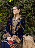 Baroque - Embroidered Velvet 3piece suit - HC3357