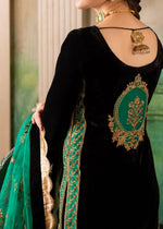 Muzlin-Velvet Embroidered Winter 3 Piece Suit - HC551