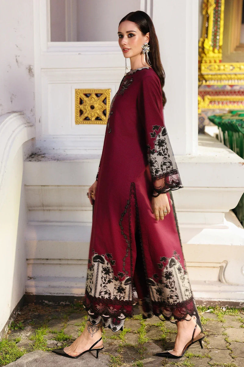 Charizma - Winter 3PC Karandi Digital Print Dress - HC3388