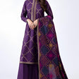 HC603-WINTER 3-Pc Embroidered Dhanak Suit with Heavy Embroidered Dhanak Shawll