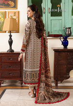 Asim Jofa - Winter 3PC Karandi Digital Print Dress - HC33114