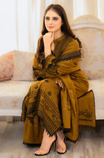 Libass - Winter 3PC Dhanak Embroidered Suit - HC3312