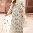 HC729-Bareeze -Embroidered 3pc lawn dress with embroidered chiffon dupatta
