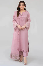 HC742-SUMMER Lawn Unstitched 3 Piece Embroidered Dress with Embroidered Organza Duppatta