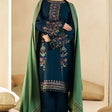 HC590-WINTER 3-Pc Embroidered Dhanak Suit with Heavy Embroidered Dhanak Shawll