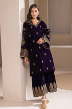 Baroque - Embroidered Velvet 3piece suit - HC2029