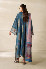 Baroque - Winter 3PC Karandi Digital Print Dress - HC33139