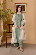 Sobia Nazir - Winter 3PC Dhanak Embroidered Suit -HC3362