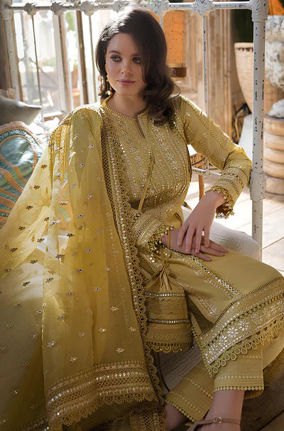 HC243-SOBIA NAZIR EMBROIDERED 3PC LAWN DRESS WITH Embroidered Organza Dopata