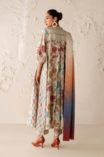 Baroque - Winter 3PC Karandi Digital Print Dress - HC33140
