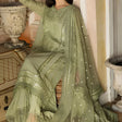 SbBN244-SOBIA NAZIR EMBROIDERED 3PC LAWN DRESS WITH Embroidered Organza Dopata