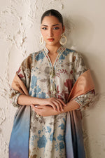 Baroque - Winter 3PC Karandi Digital Print Dress - HC33140