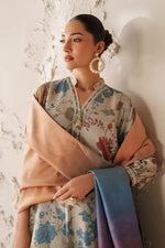 Baroque - Winter 3PC Karandi Digital Print Dress - HC33140