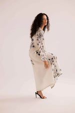 Bunaai - 2 piece Silk printed coord Kaftaan - HC1132