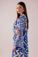 '-45% Bunaai - 2 piece Silk printed coord kaftan - HC1130