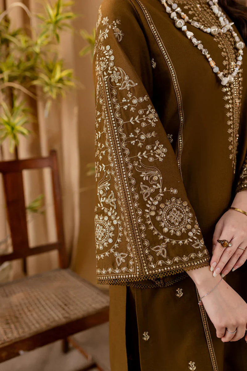 Batik - Winter 2PC Dhanak Embroidered Suit - HC3373