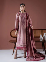 Asim Jofa - Winter 3PC Dhanak Embroidered Suit - HC3384