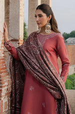 Izel - Winter 3PC Dhanak Embroidered Suit -HC33133