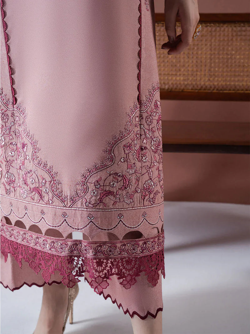 Asim Jofa - Winter 3PC Dhanak Embroidered Suit - HC3384