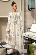 Crimson - 3PC Lawn ChickenKari Embroidered Suit - HC1083