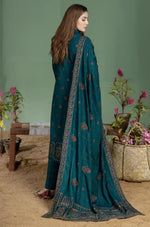 Mohagni - Winter 3PC Dhanak Embroidered Suit - HC3316