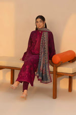 Mohagni - Winter 3PC Dhanak Embroidered Suit -HC3381
