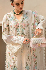 Crimson - 3PC Lawn ChickenKari Embroidered Suit - HC1083