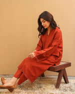 HC565-WINTER 3PC Dhannak Embroidered Suit with Dhanak Embroidered Shawll