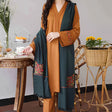 HC500-3PC Dhanak suit with Embroidered Dhanak Shawll