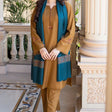 Asling - Winter 3PC Dhanak Embroidered Suit - HC3354
