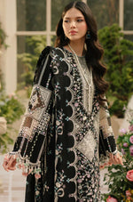 BIN ILYAS - Summer 3PC Lawn Chikankri Embroidered Suit - HC1128