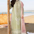 Qalamkar - Summer 3PC Lawn Chicken Kari Embroidered Suit - HC1107