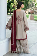 Baroque - Winter 3PC Dhanak Embroidered Suit - HC3324