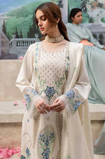QalamKar - 3PC Lawn ChickenKari Embroidered Suit-HC1074
