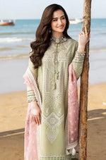 Qalamkar - Summer 3PC Lawn Chicken Kari Embroidered Suit - HC1107