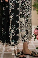 BIN ILYAS - Summer 3PC Lawn Chikankri Embroidered Suit - HC1128