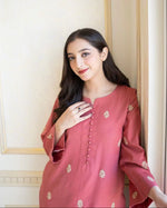 HC611-WINTER 3PC Dhanak suit with Dhanak Shawll