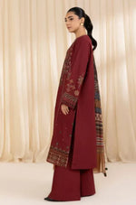 Sapphire - Winter 3PC Dhanak Embroidered Suit - HC3363