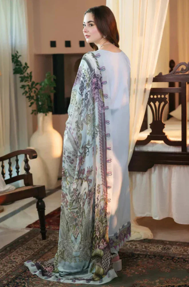 HC1040 - Qalamkar - 3PC Lawn ChickenKari Embroidered Suit