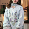 HC1040 - Qalamkar - 3PC Lawn ChickenKari Embroidered Suit
