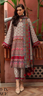 Charizma - Winter 3PC Karandi Digital Print Dress - HC3390