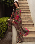Charizma - Winter 3PC Karandi Digital Print Dress - HC3387