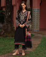 Charizma - Winter 3PC Karandi Digital Print Dress - HC3391
