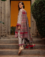 Charizma - Winter 3PC Karandi Digital Print Dress - HC3390