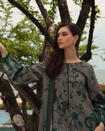 Charizma - Winter 3PC Karandi Digital Print Dress - HC3394