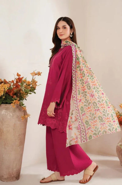 Shanzay - 3PC Lawn Embroidered Suit - HC2022