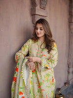 Sapphire - Winter 3PC Karandi Digital Print Dress - HC33121