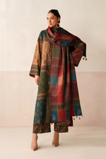 Baroque - Winter 3PC Karandi Digital Print Dress -HC33412