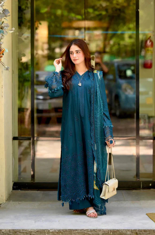 HC1070 - Bareeze 3PC Lawn Embroidered Suit